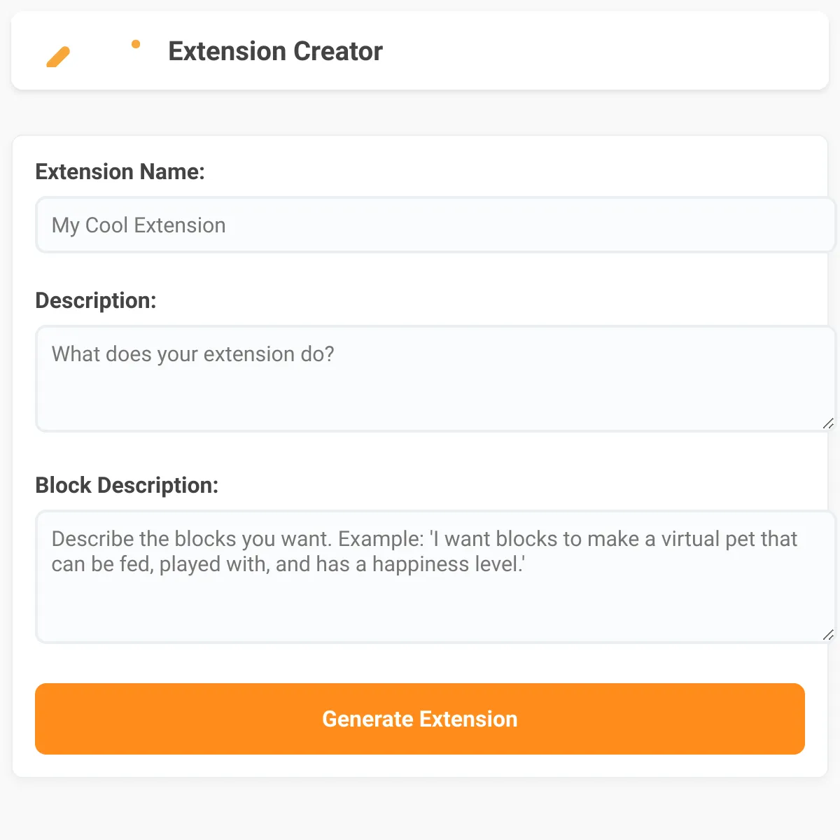 the project is loading