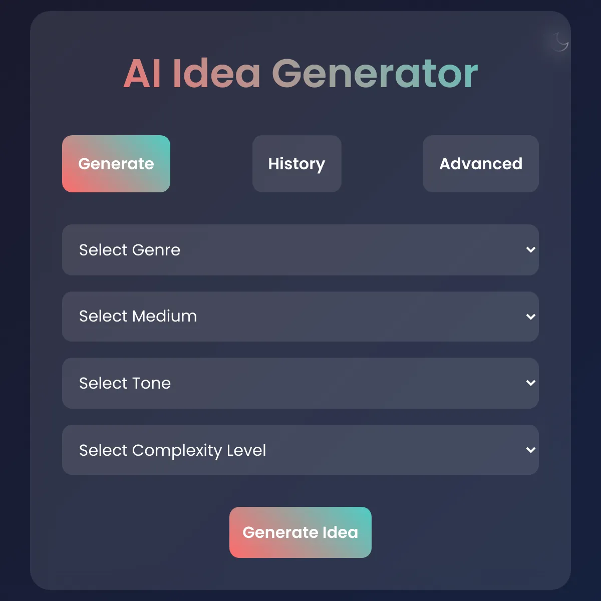 AI Idea Generator+