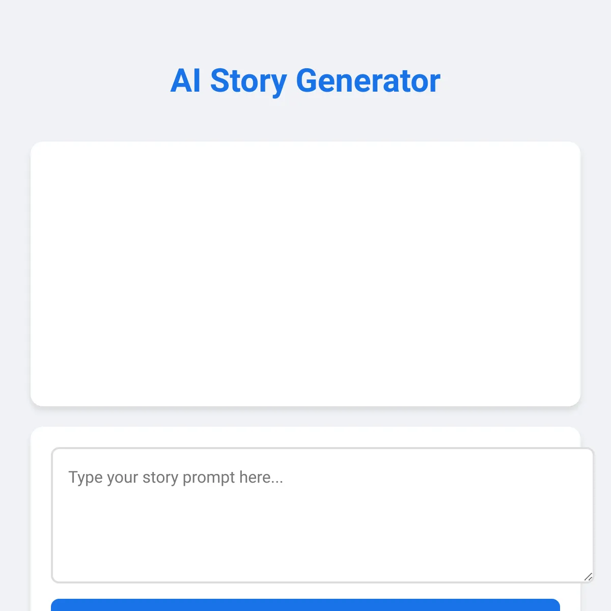 AI Story Generator