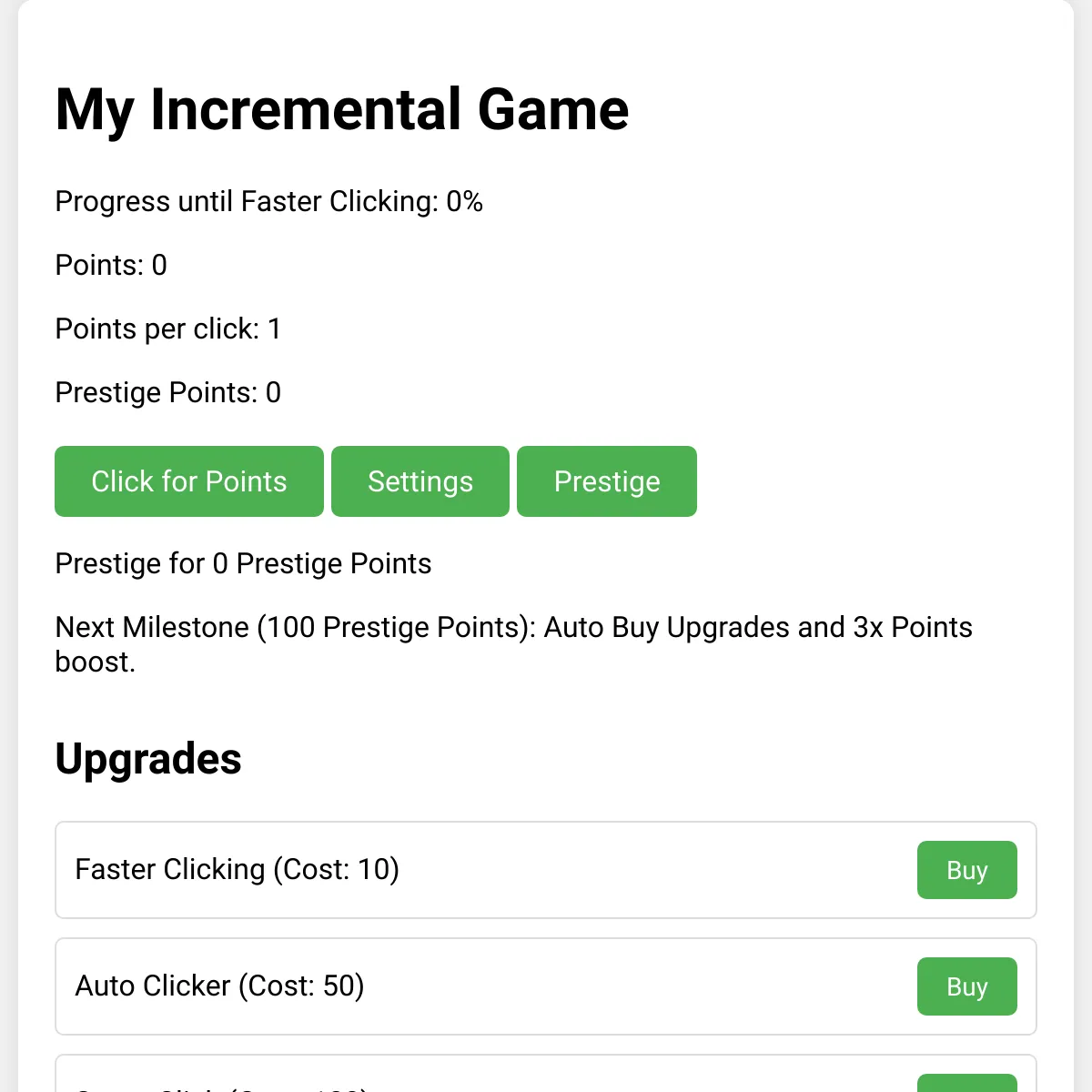 the project is loading