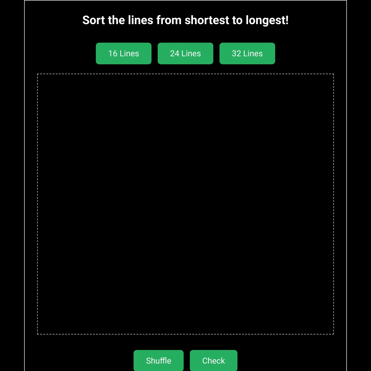 Sort the lines!