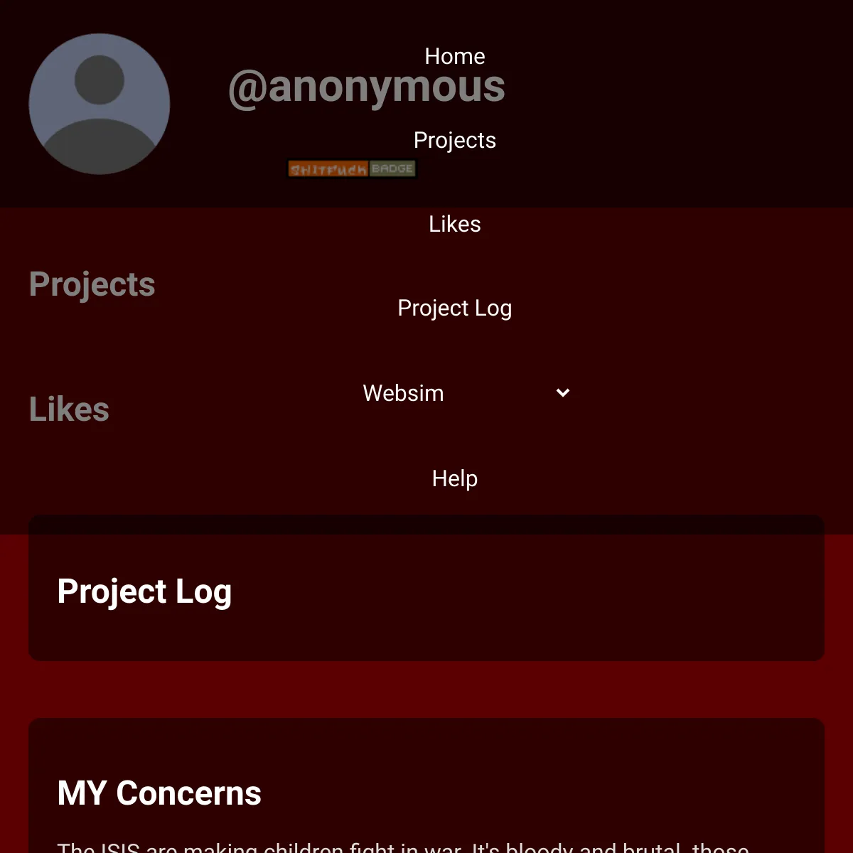 the project is loading