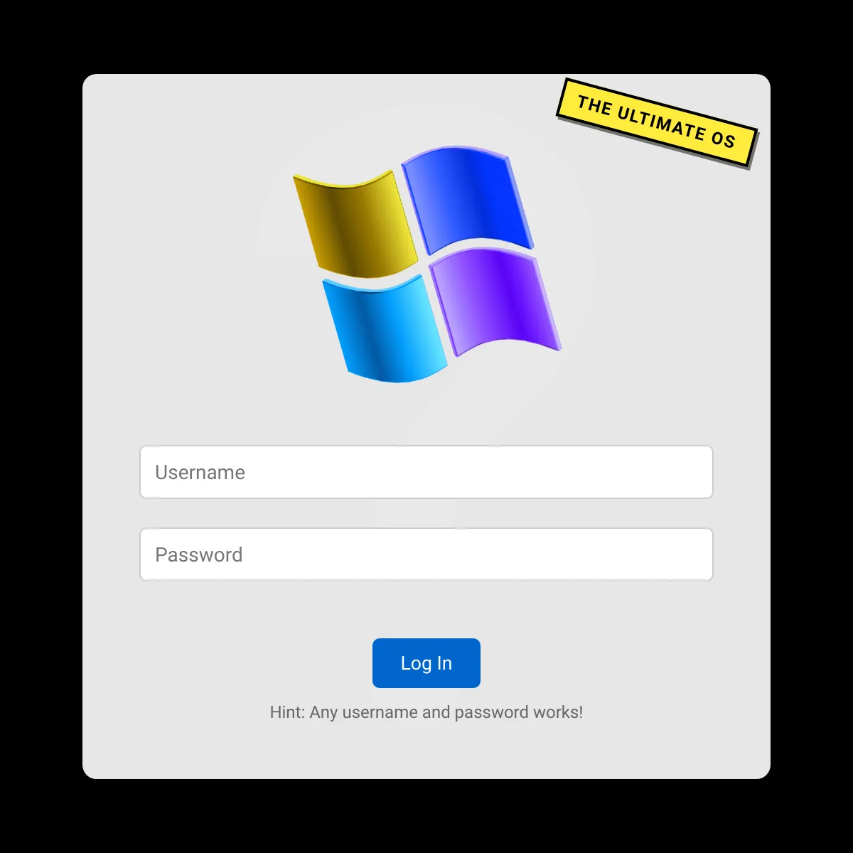 the project is loading