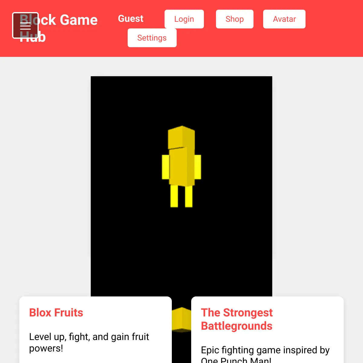 Block Game Hub