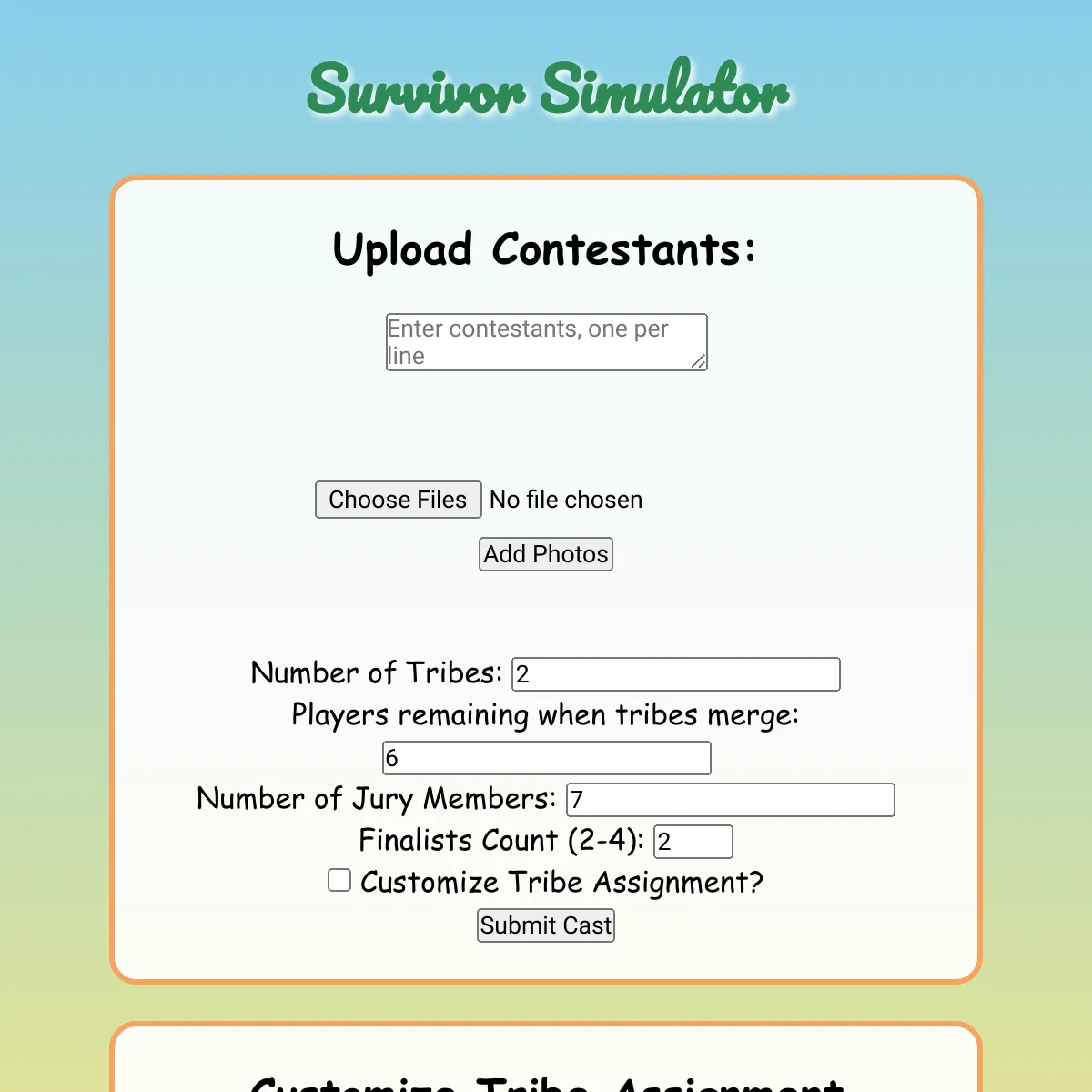 the project is loading