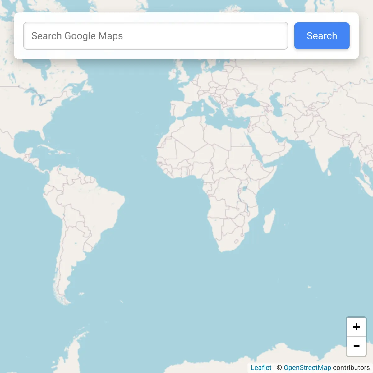 Google Maps Remake