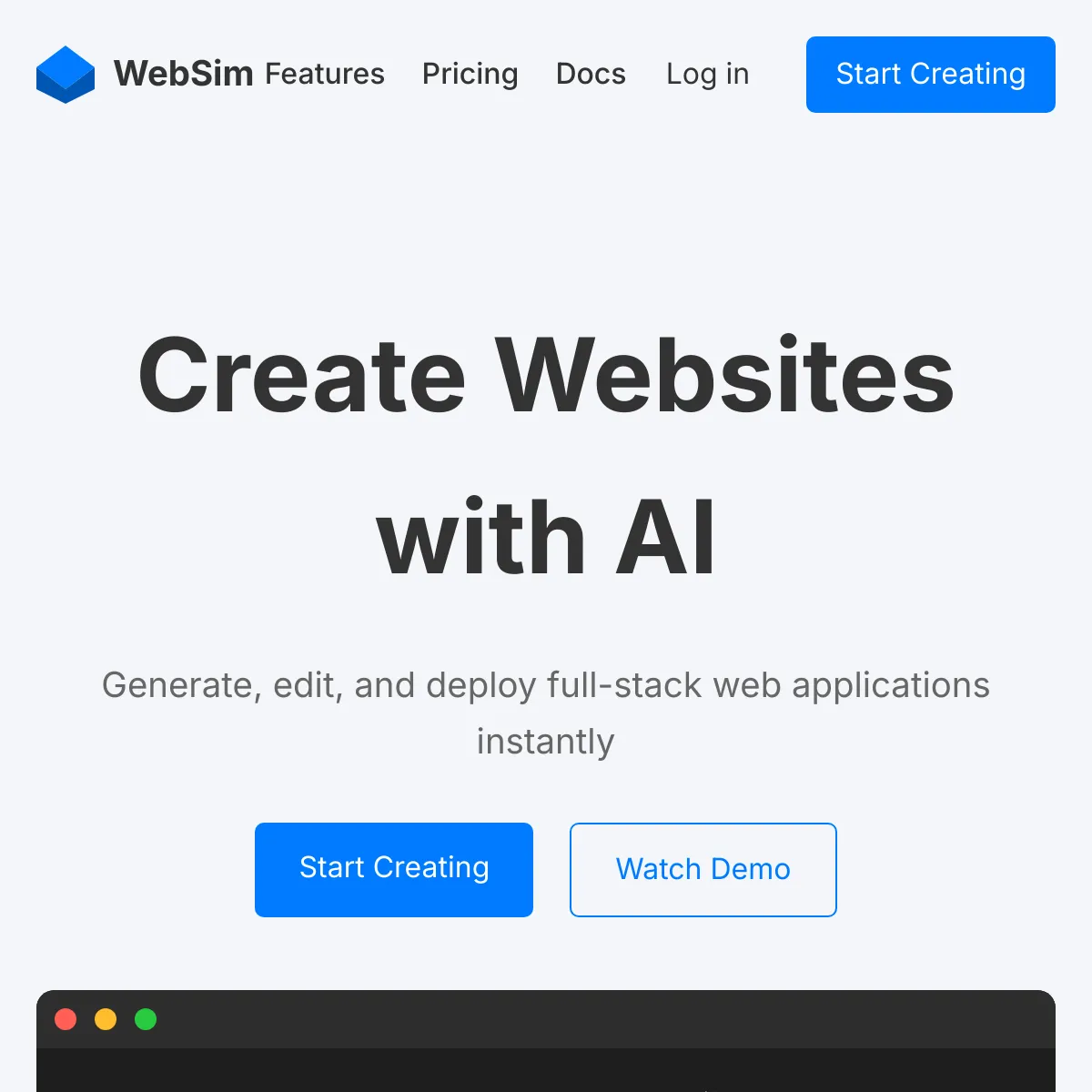 the project is loading
