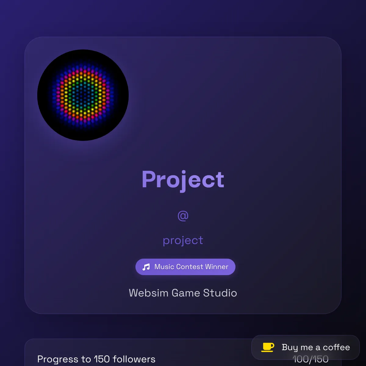 the project is loading
