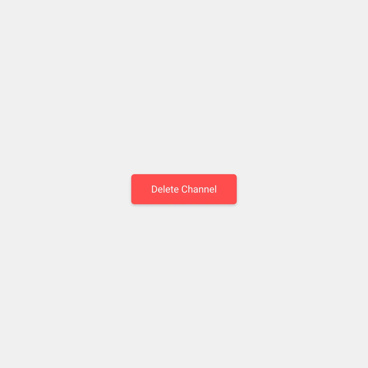 Delete Channel Button