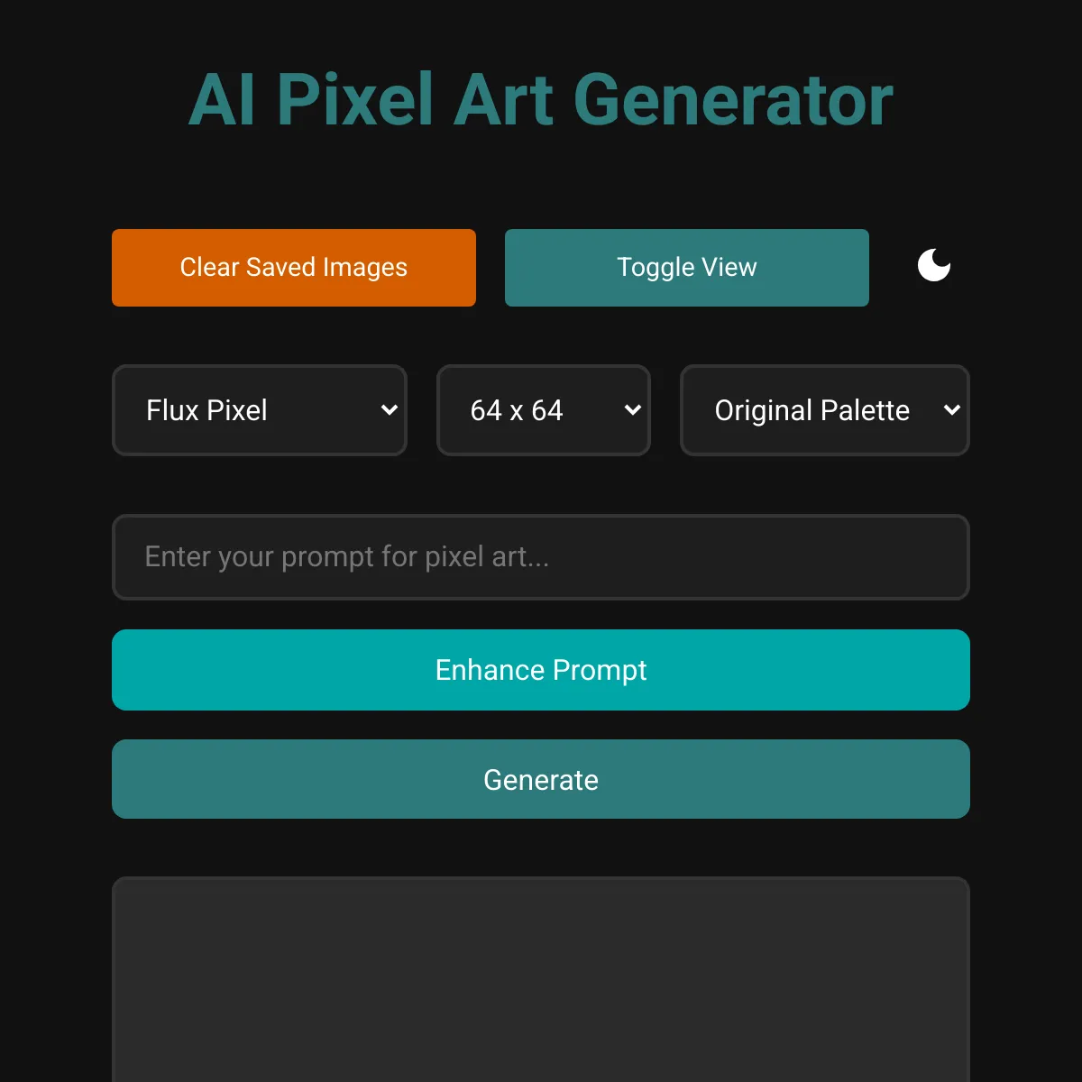 AI Pixel Art Generator