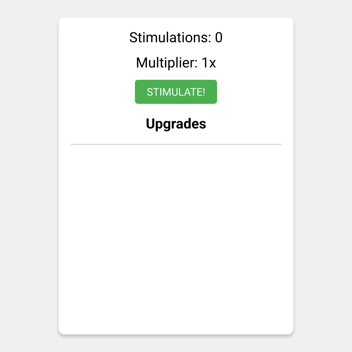 Stimulation Clicker