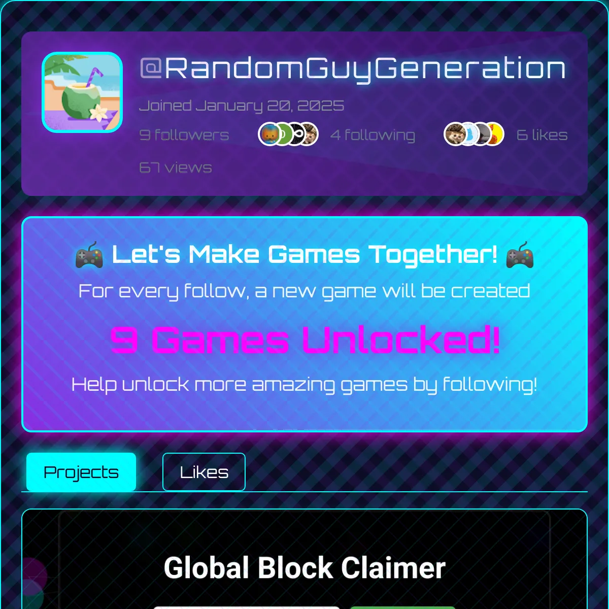 the project is loading