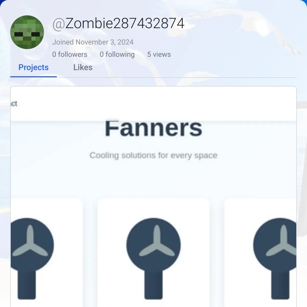 the project is loading