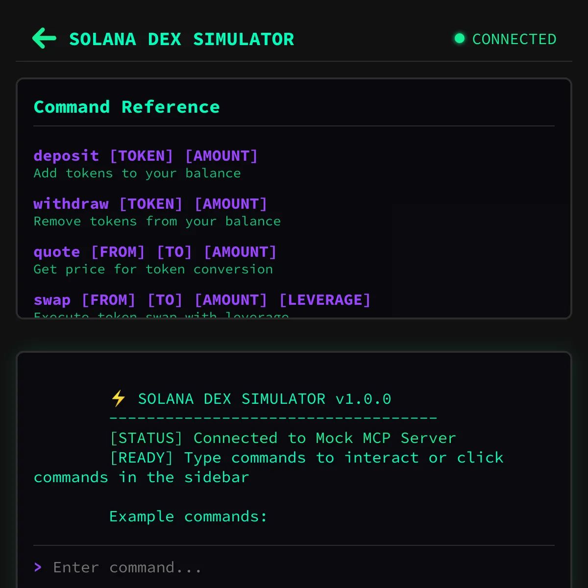 Solana DEX Simulator