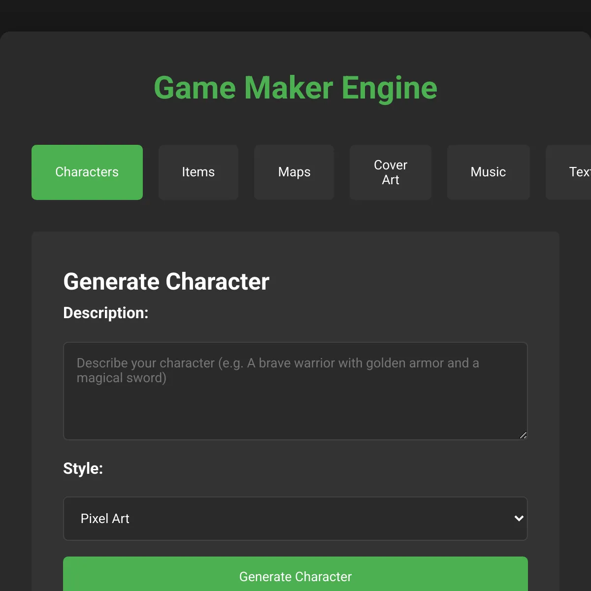 the project is loading