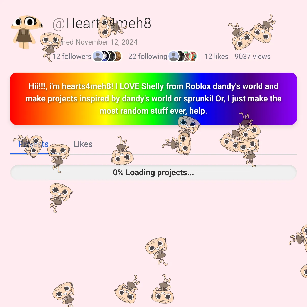 the project is loading