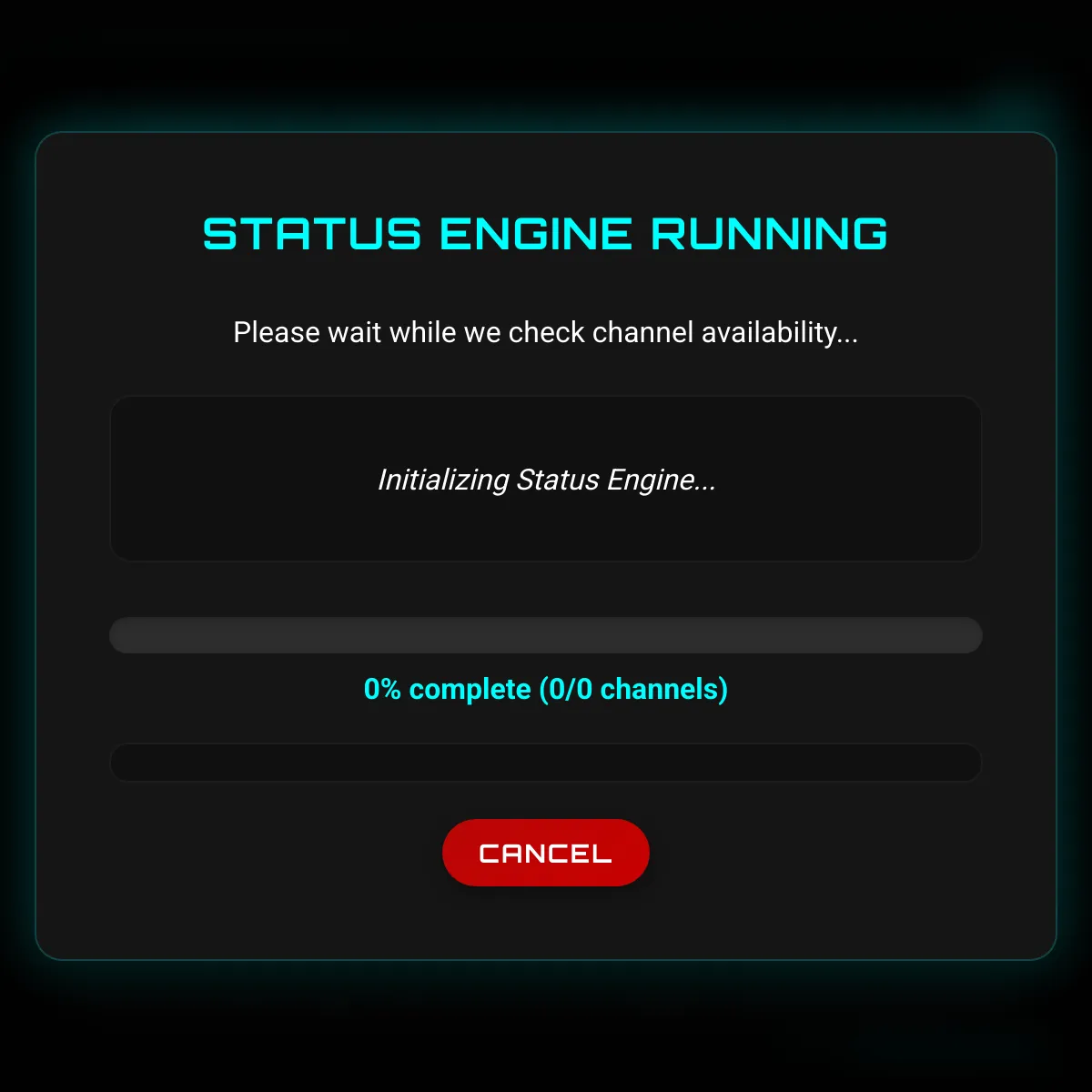 the project is loading