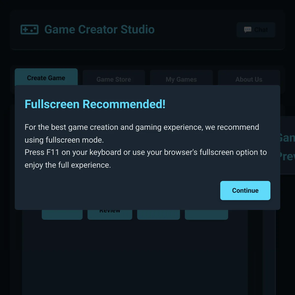 the project is loading