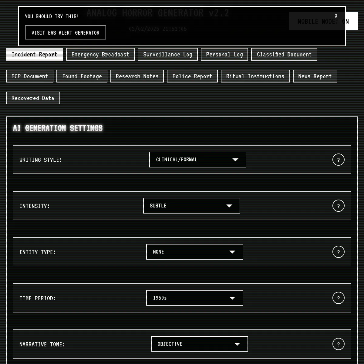 the project is loading