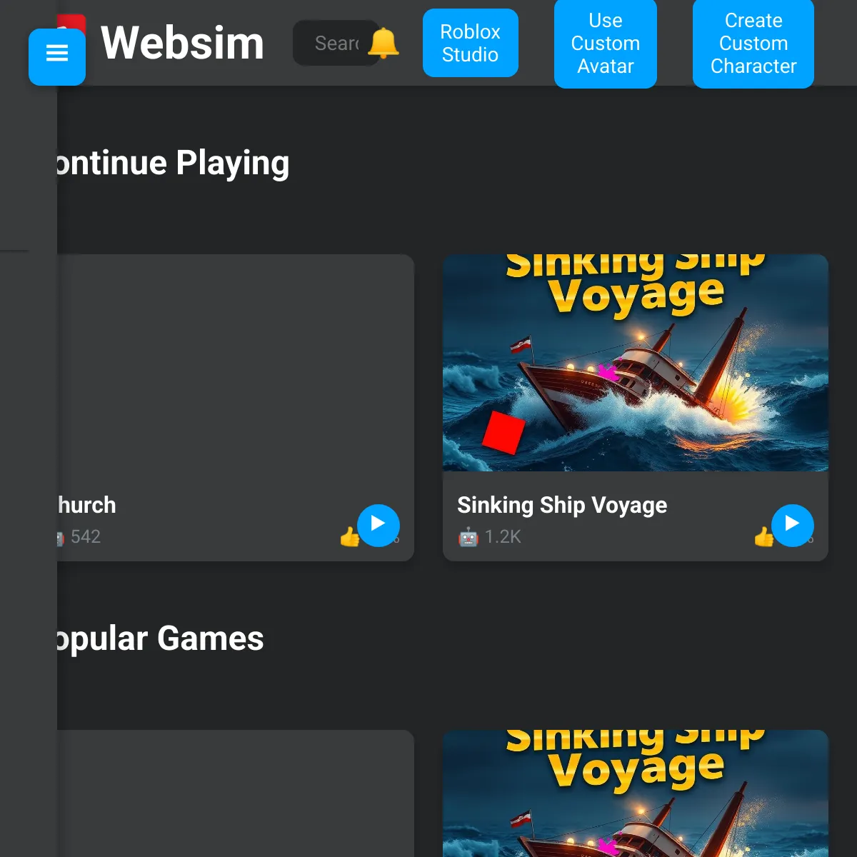 the project is loading
