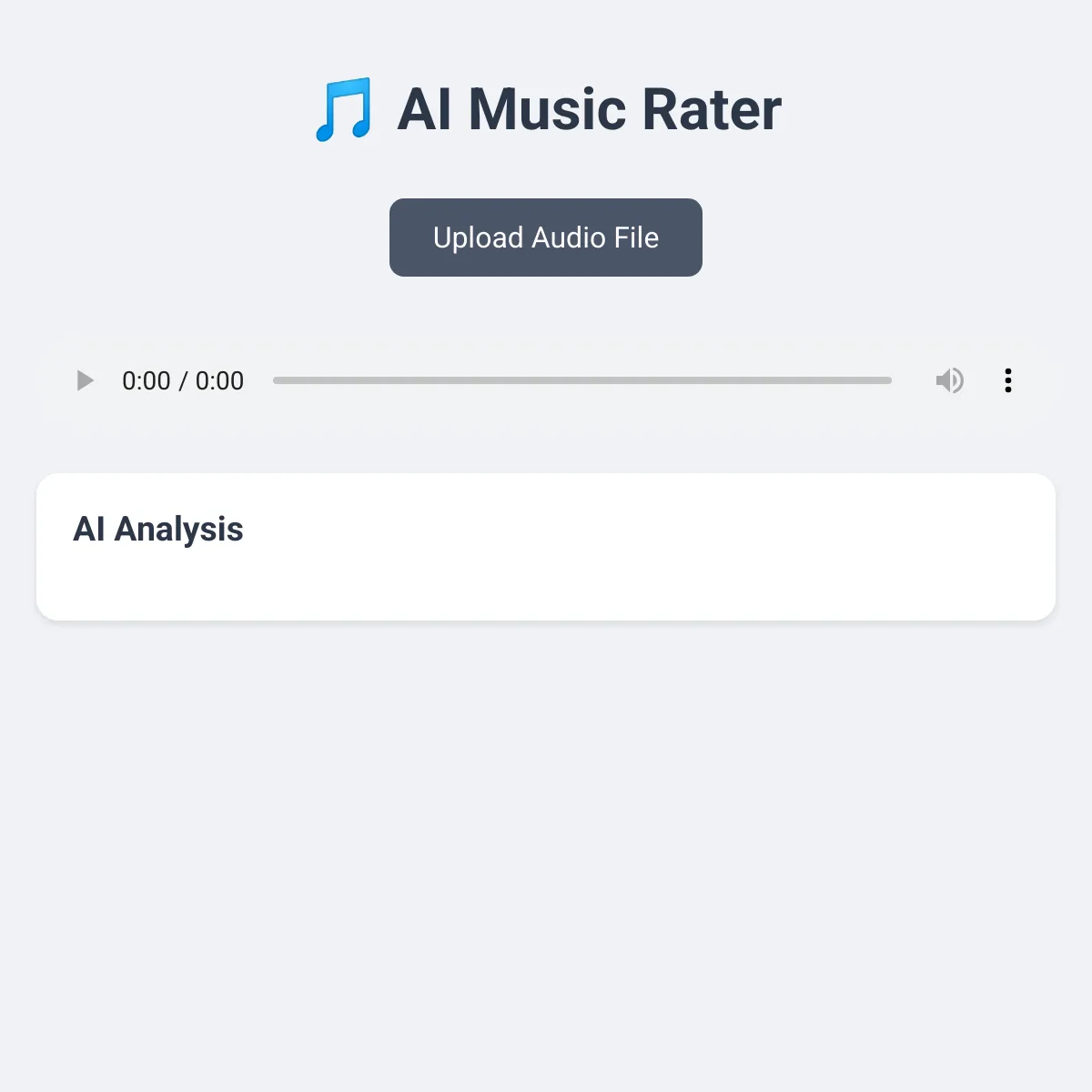 AI Music Rater