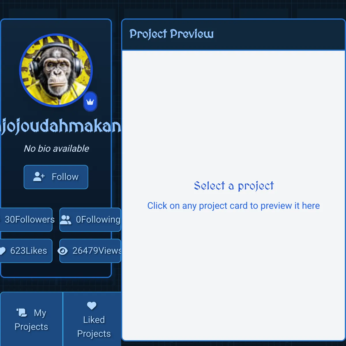 the project is loading