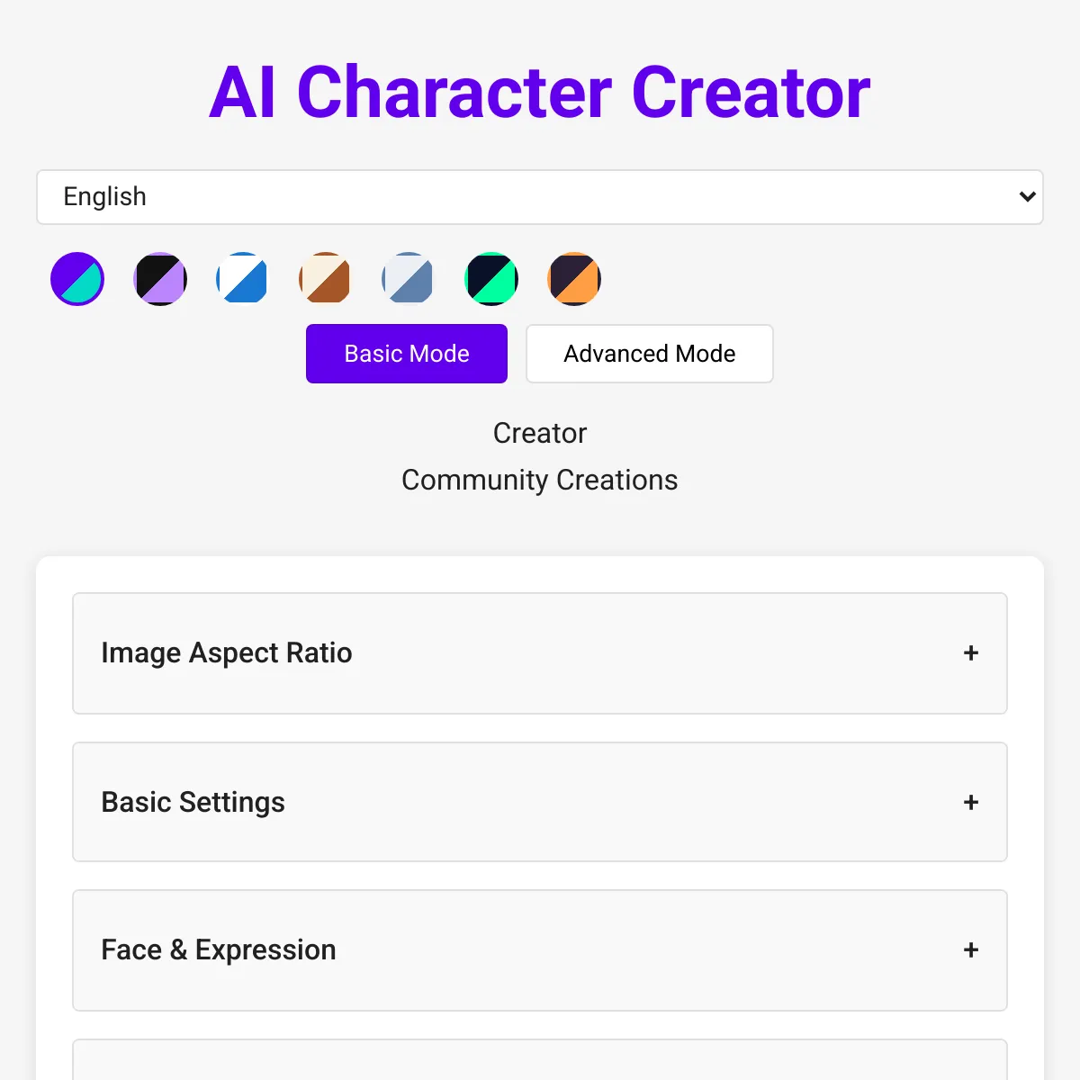 AI Character Creator WebSim
