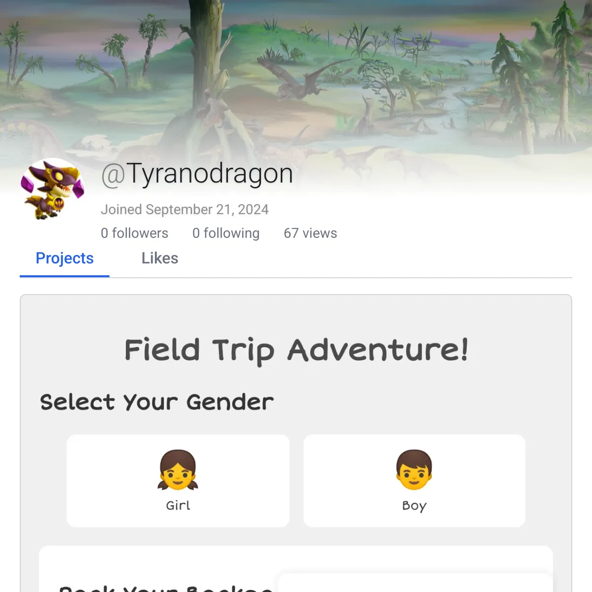 the project is loading