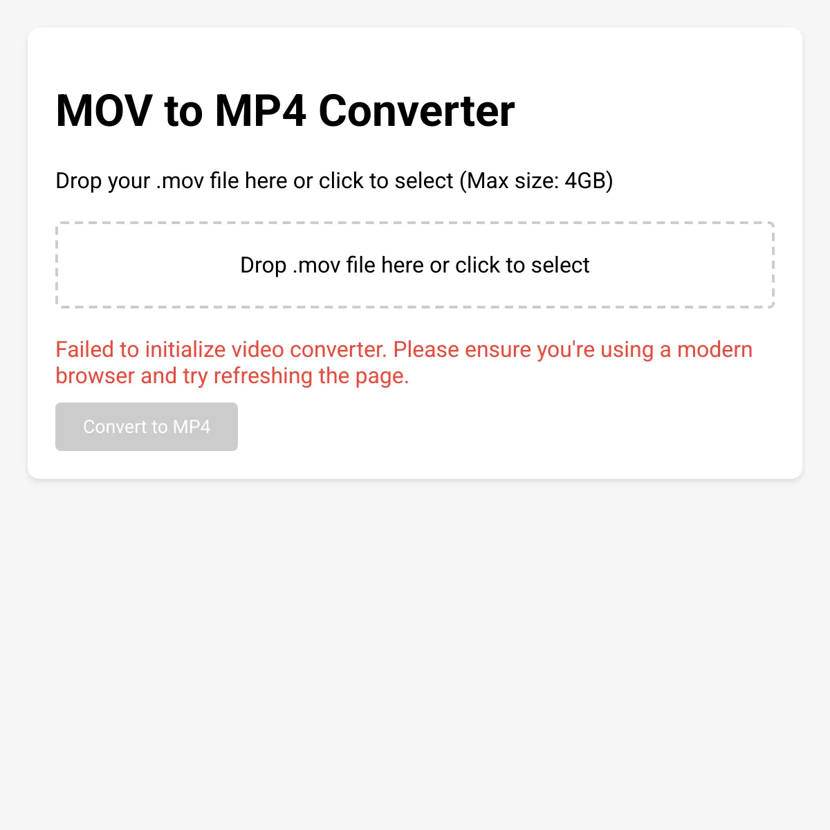 MOV to MP4 Converter