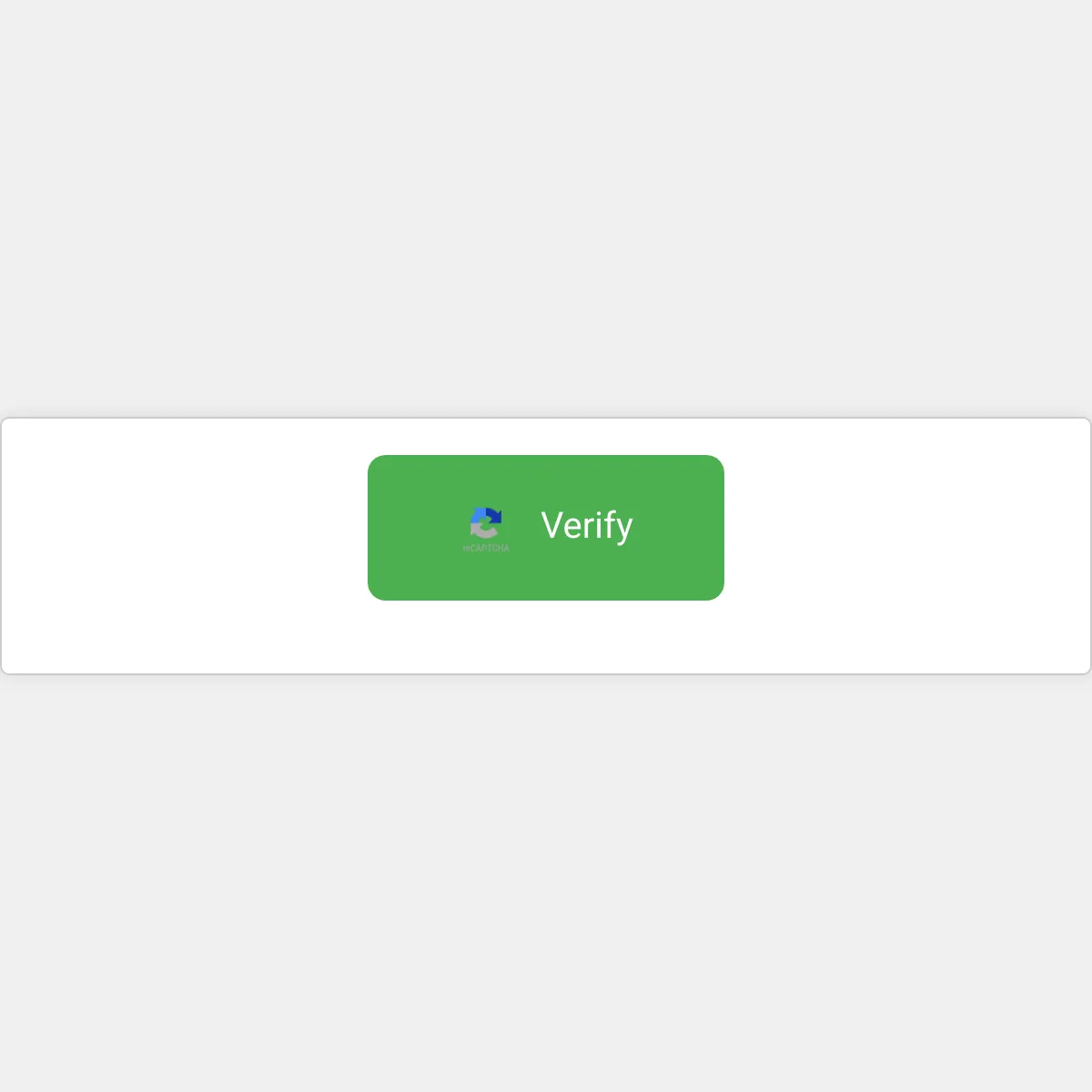 Recaptcha Demo