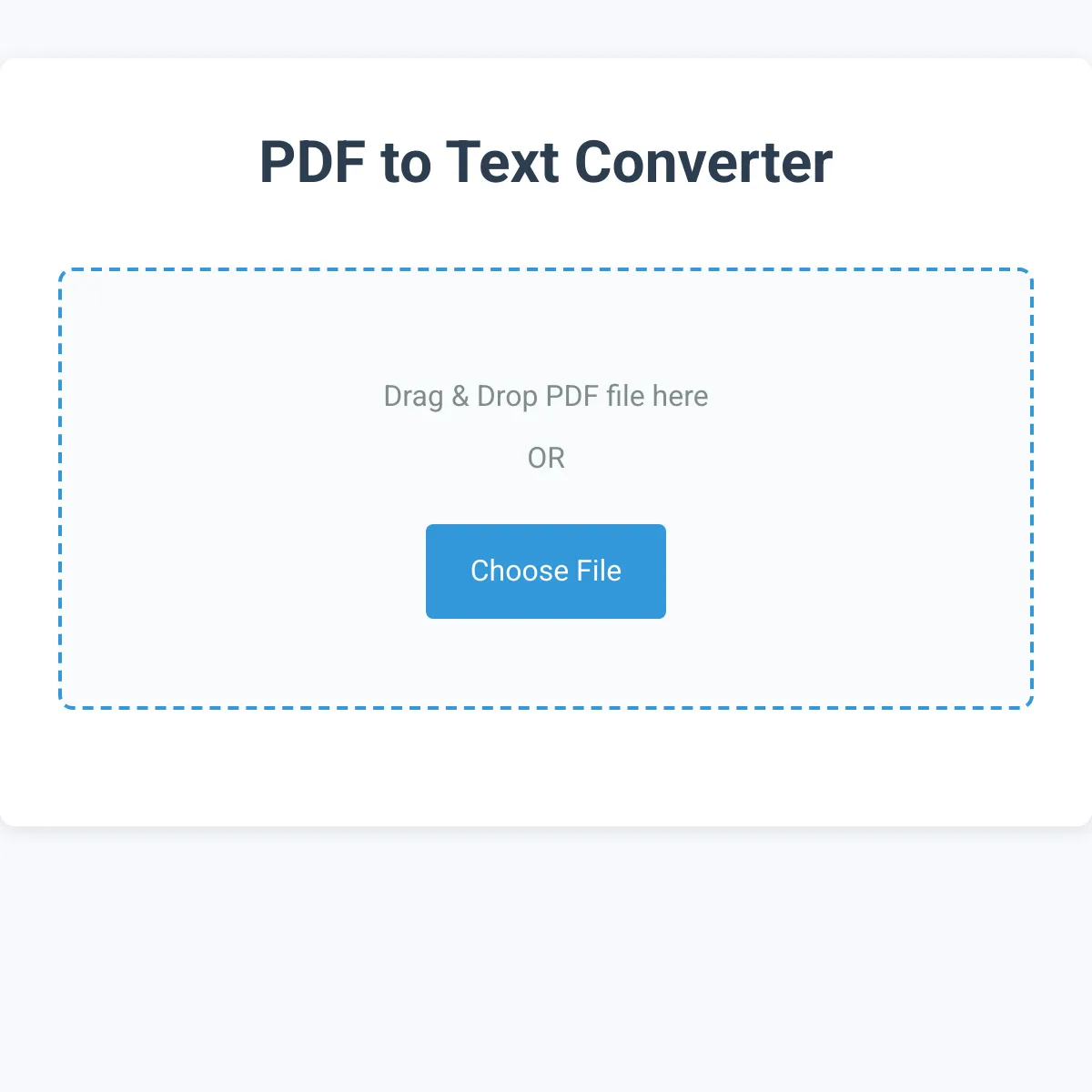 PDF to Text Converter