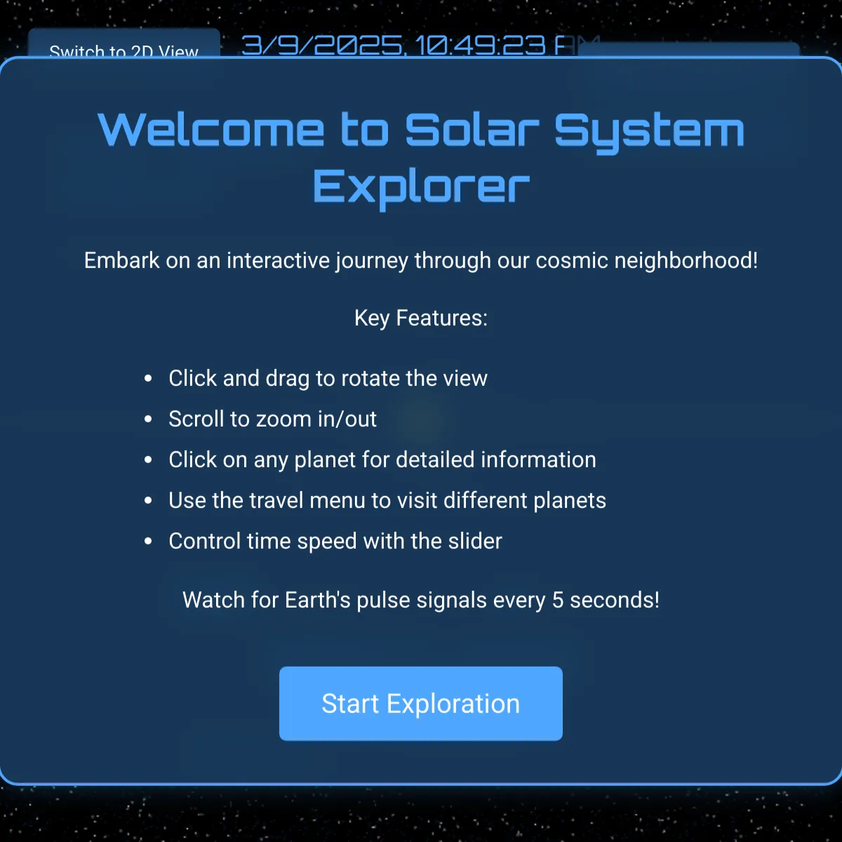 the project is loading