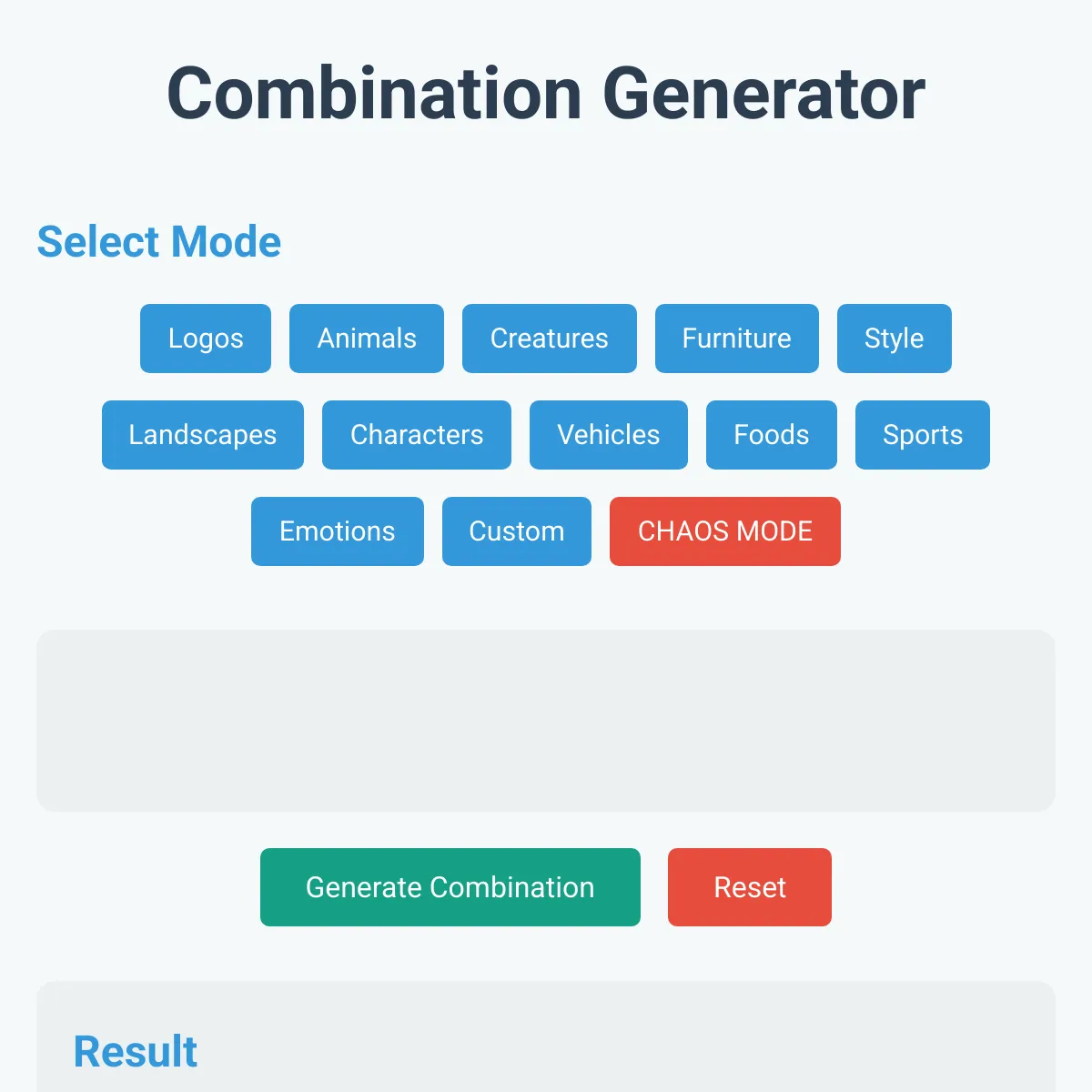 Combination Generator