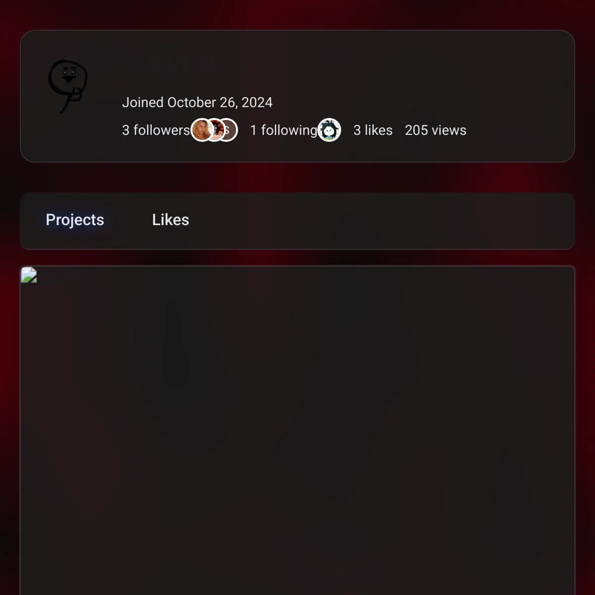 the project is loading