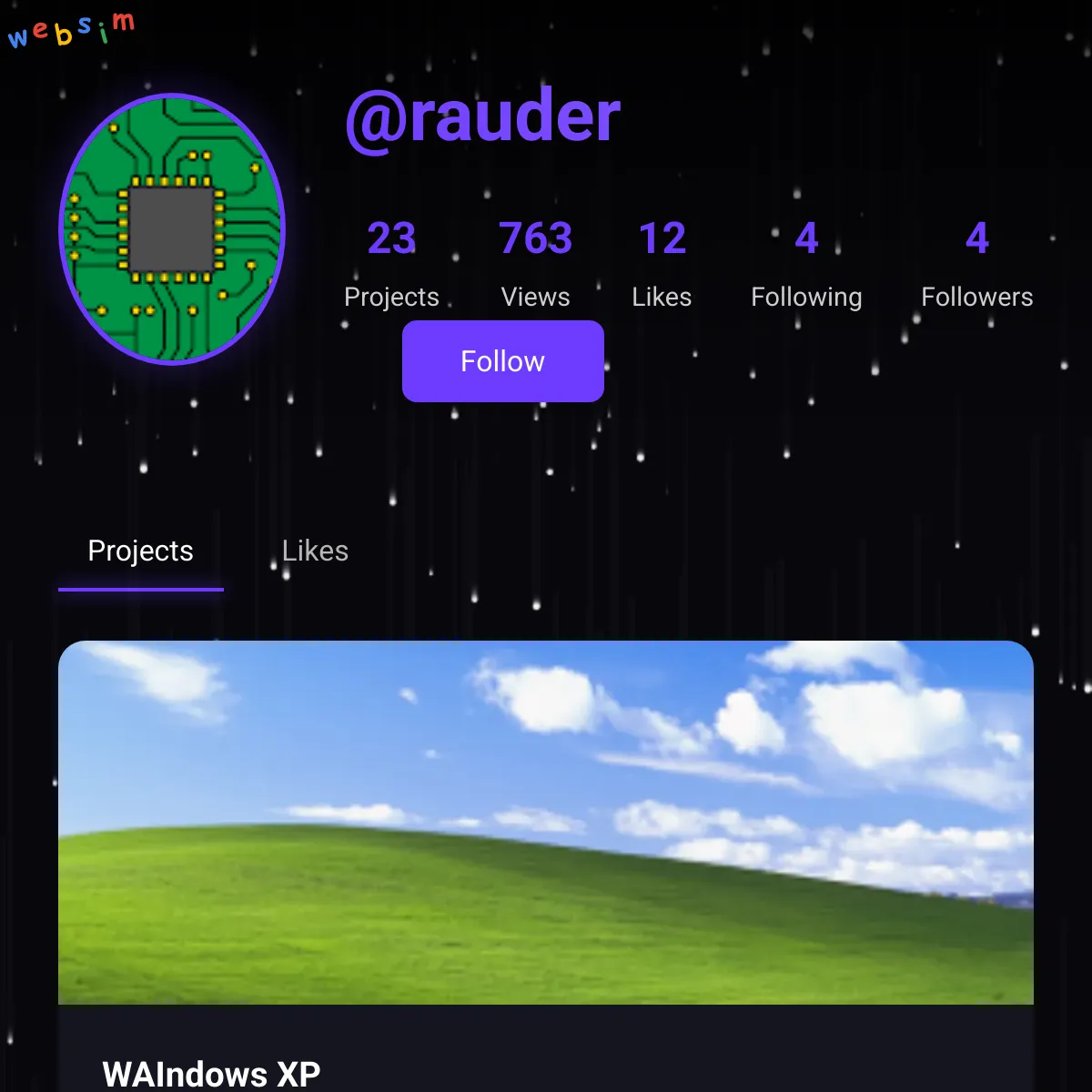 the project is loading