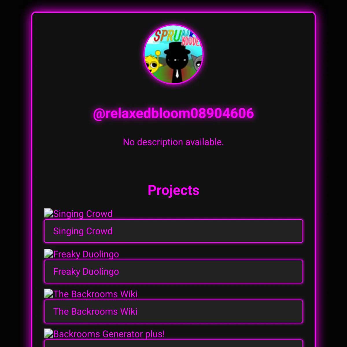 the project is loading