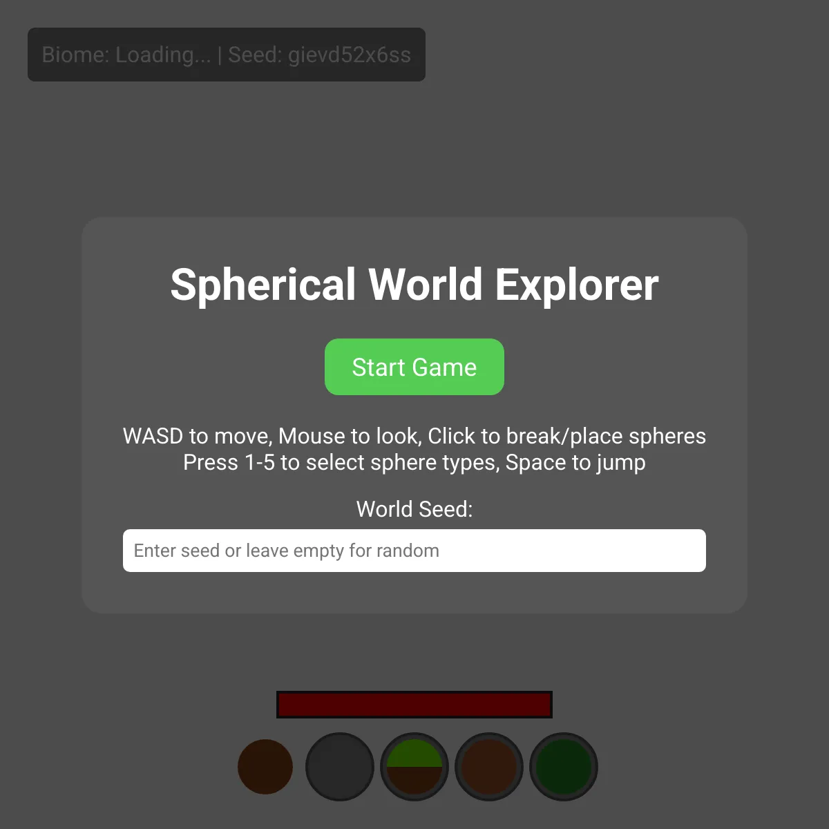 the project is loading