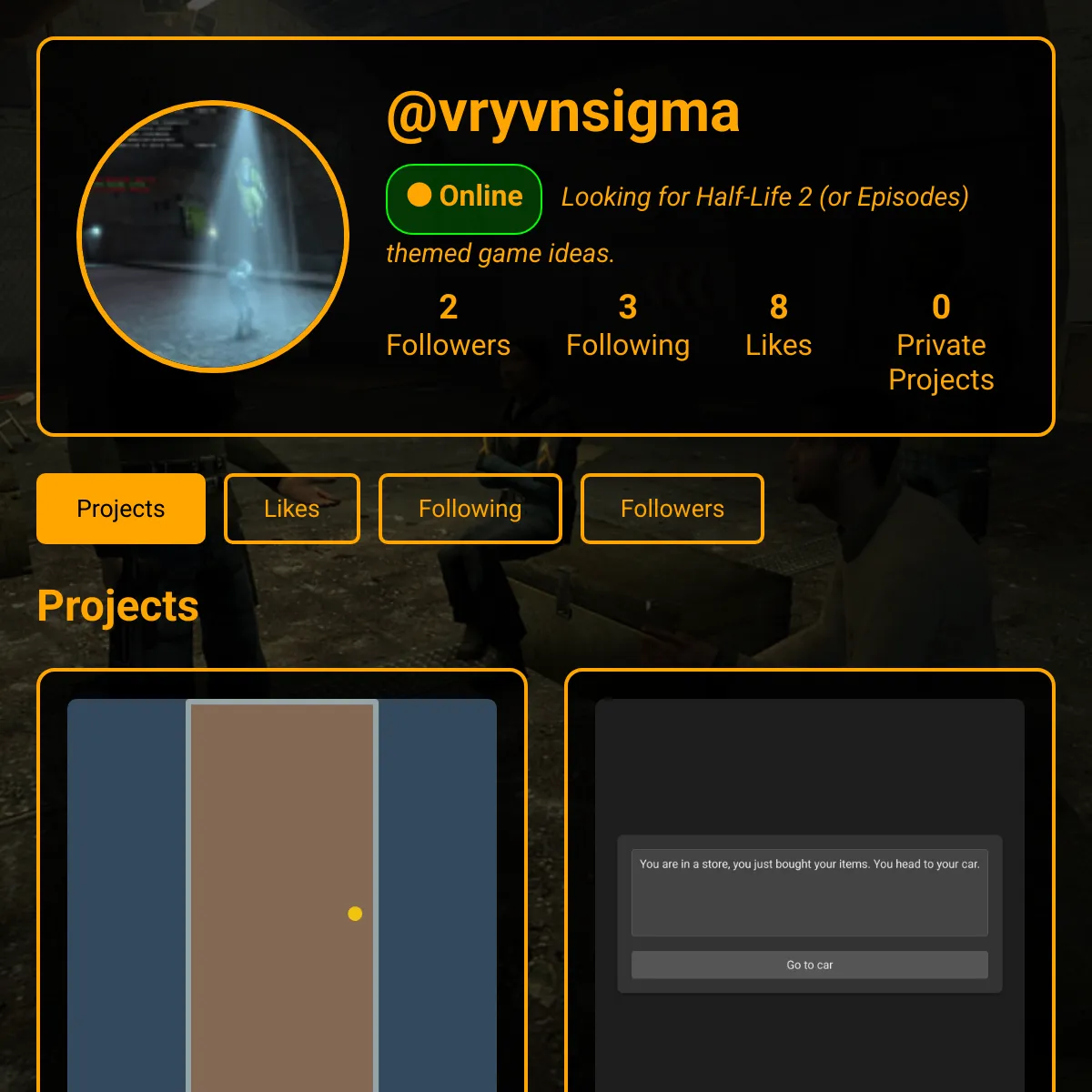 the project is loading