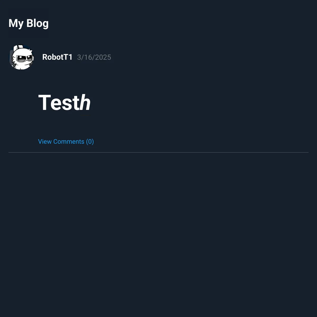 the project is loading