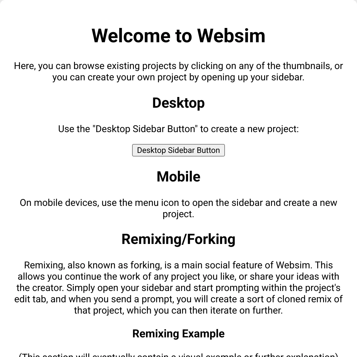 the project is loading