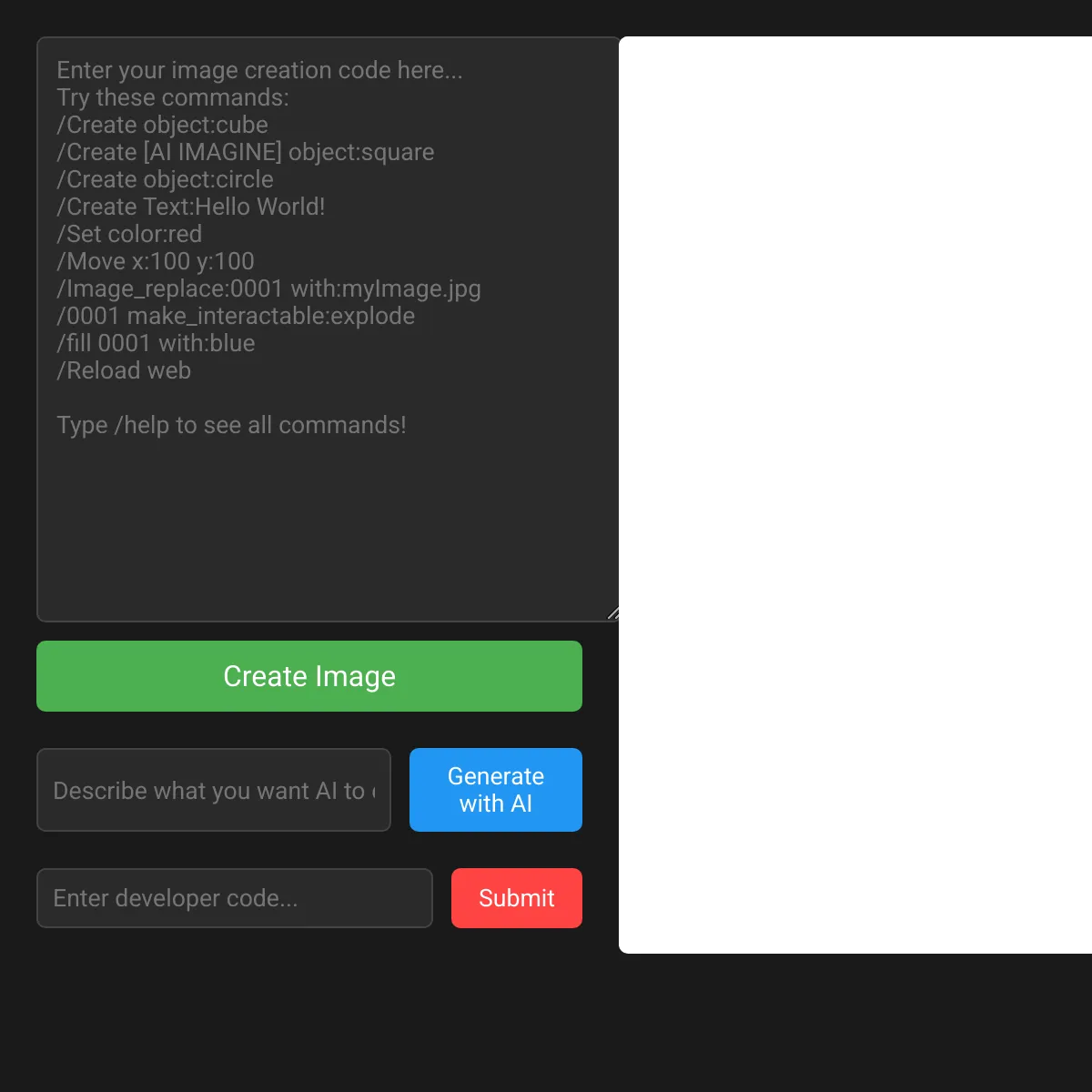Simple Image Creator