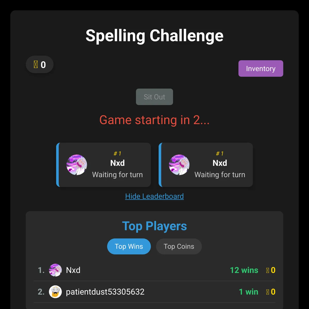 the project is loading