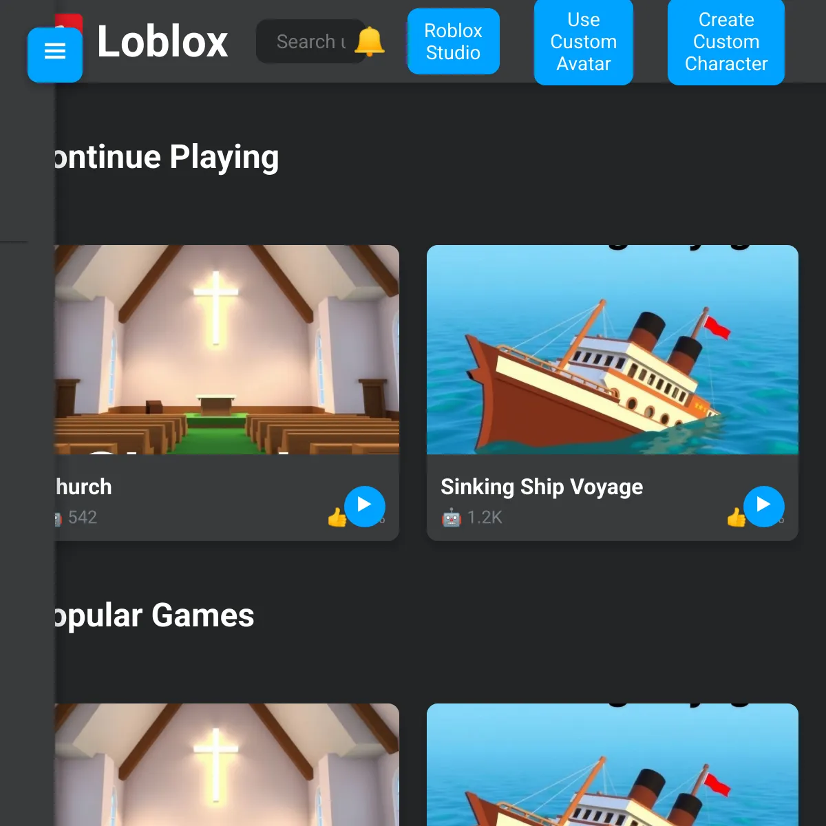 the project is loading