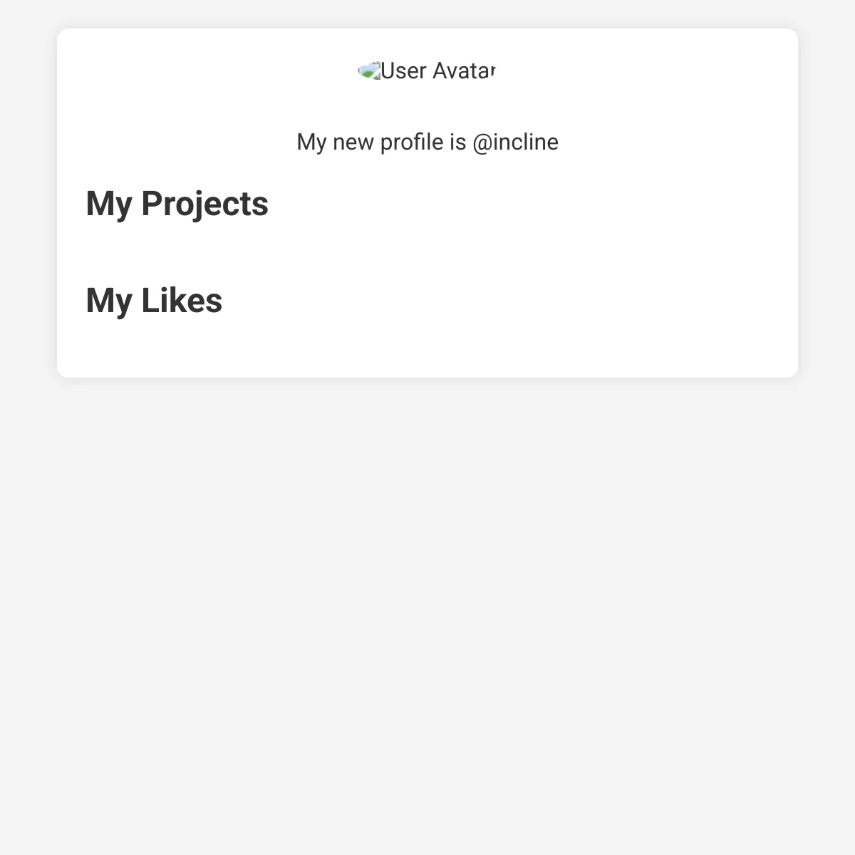 the project is loading