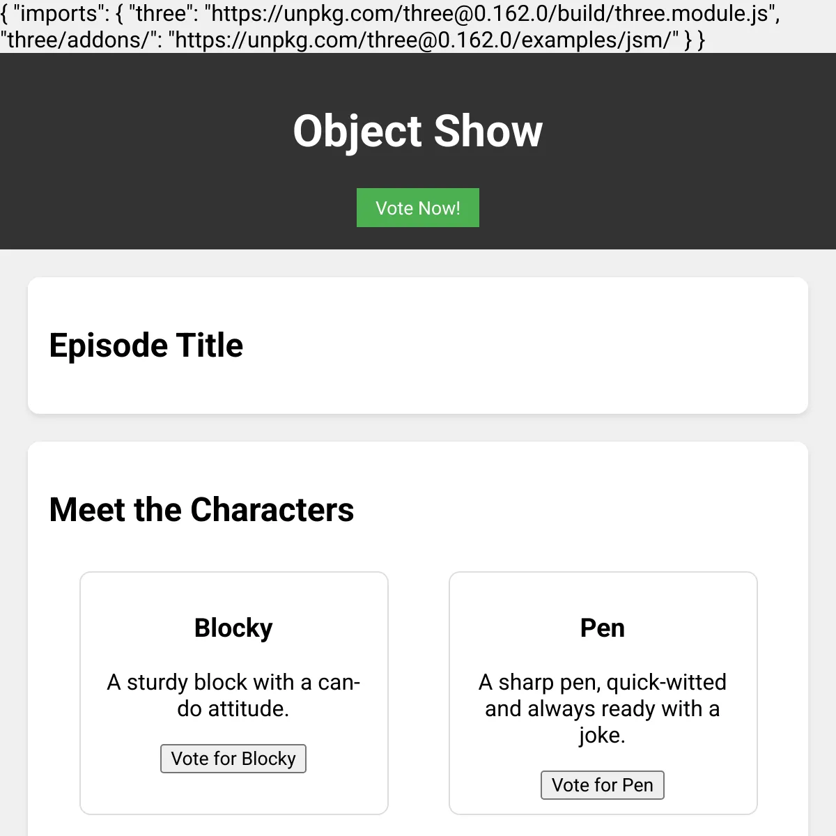 Object Show