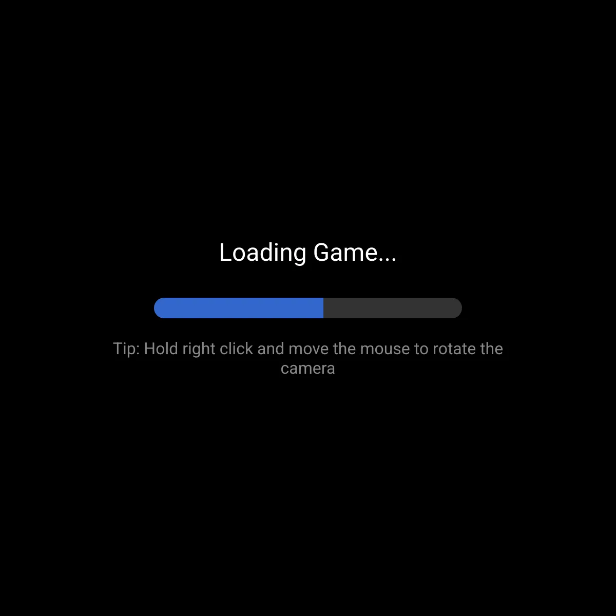 the project is loading