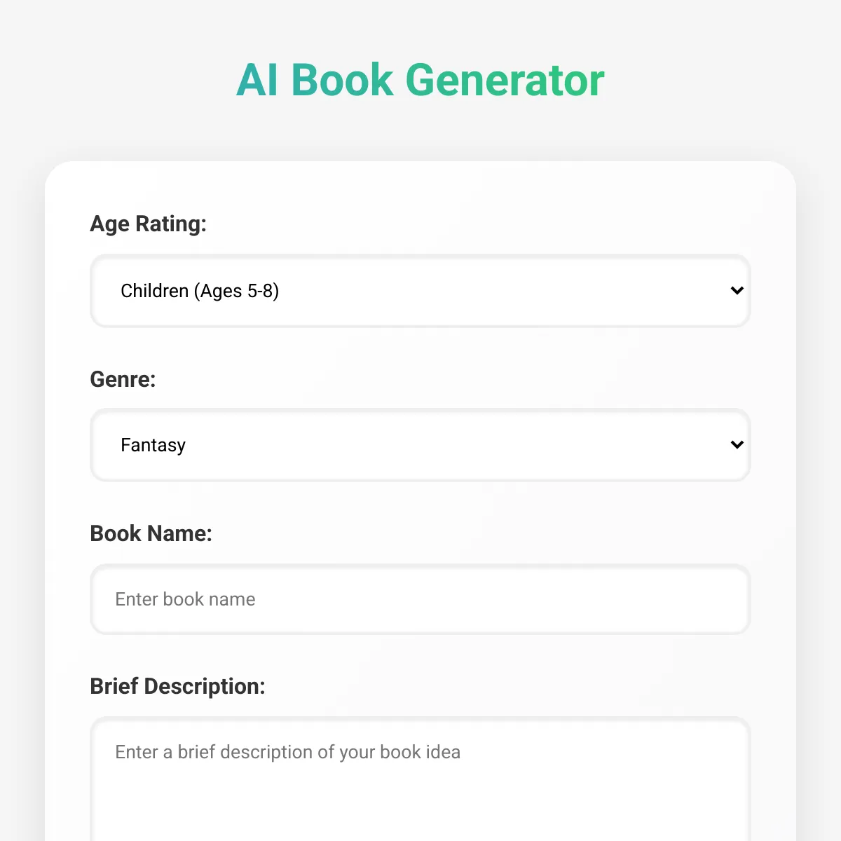 Ai Book Generator