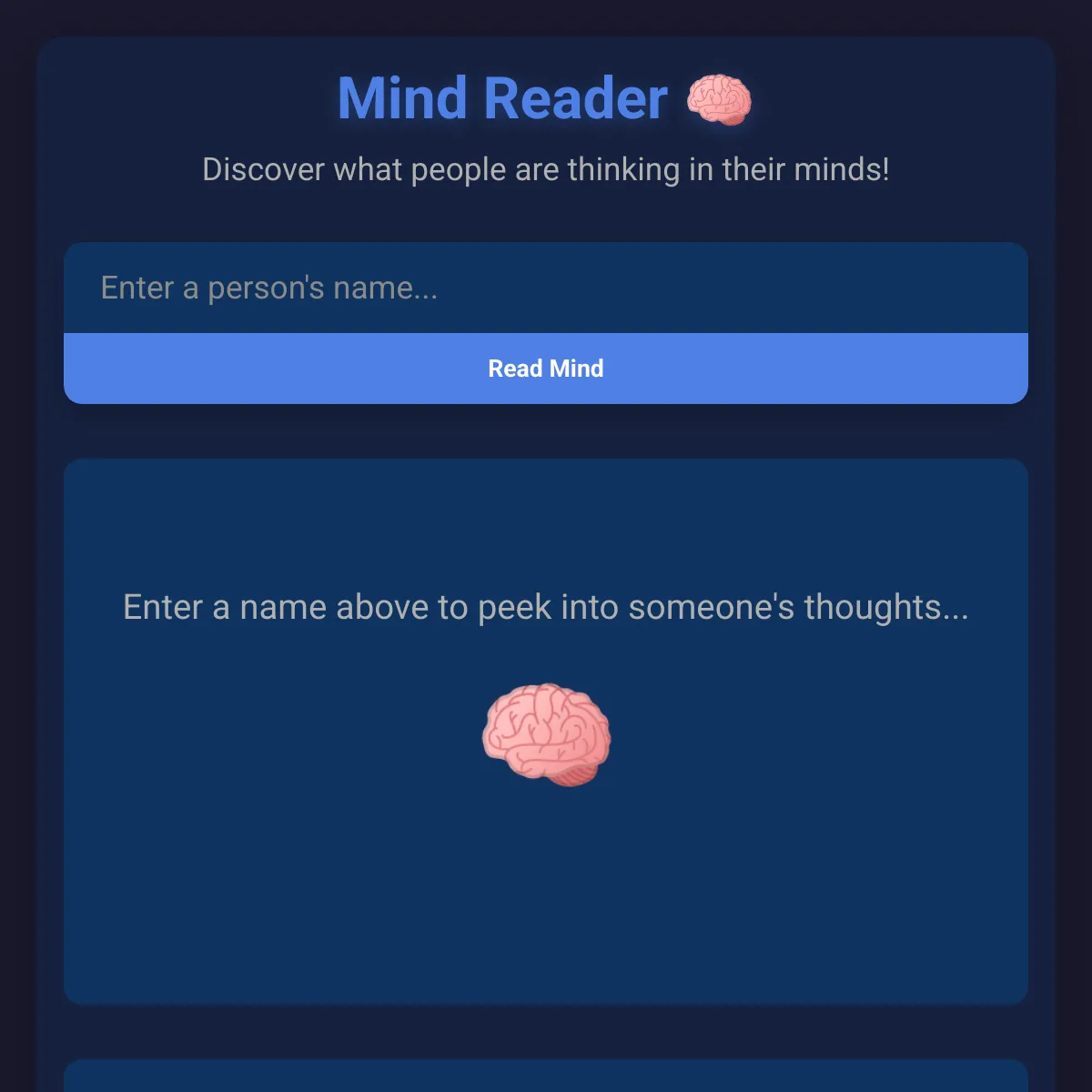 Mind Reader