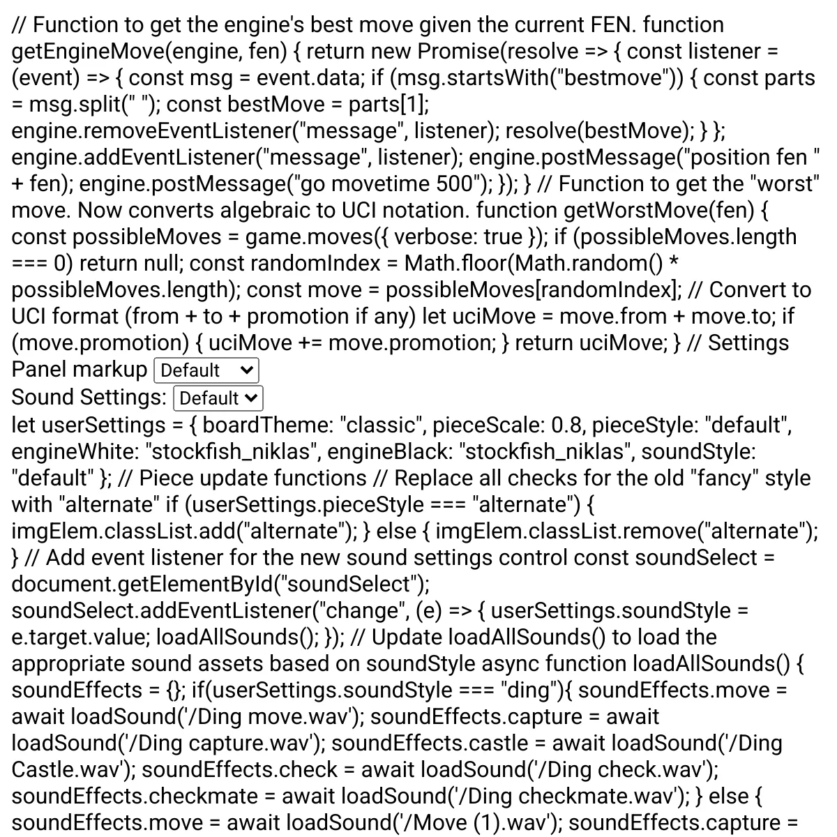 the project is loading