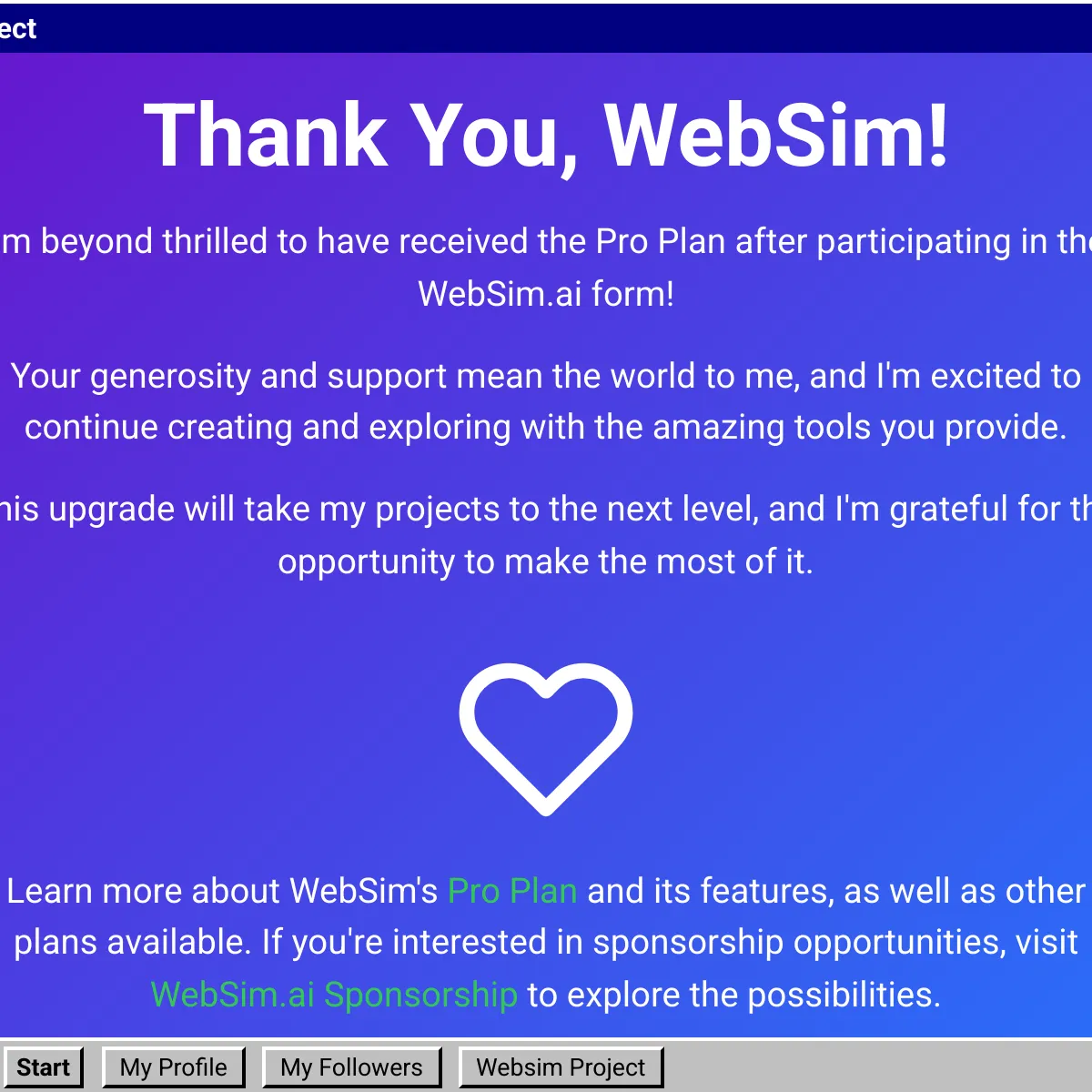 the project is loading